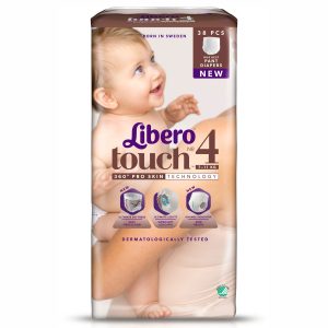 Підгузки-трусики Libero Touch, розмір 4, 7-11 кг, 38 шт