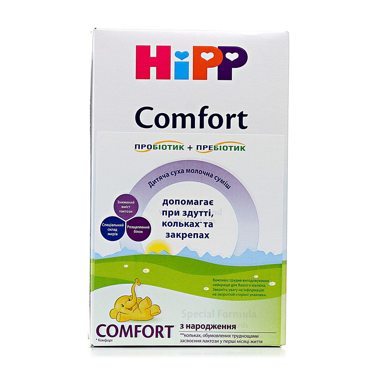 Суха молочна суміш HiPP Comfort, від народження, 300 г 1 Суха молочна суміш HiPP Comfort, від народження, 300 г