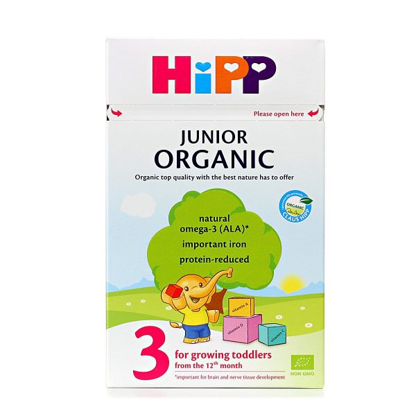 Органічна суха молочна суміш HiPP Organic Junior 3, з 12 міс., 500 г - babystreet.com.ua