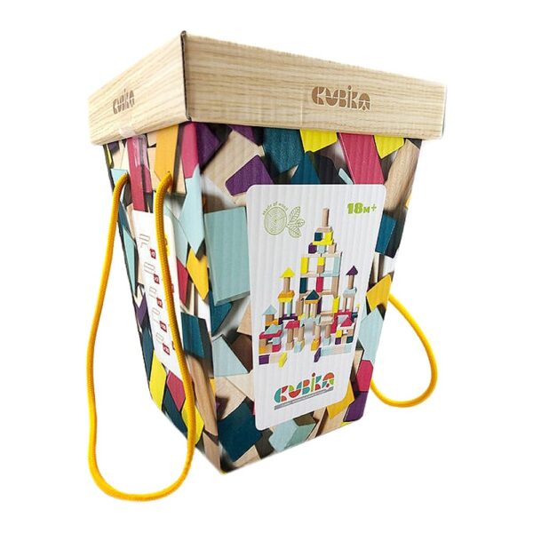Дерев'яні кубики Cubika 100 елементів (15184)
