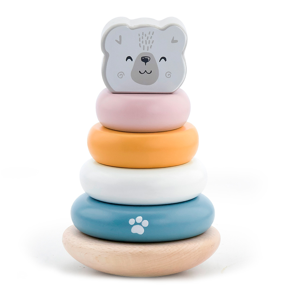 Пірамідка Viga Toys PolarB Білий ведмідь (44005) 1 Пірамідка Viga Toys PolarB Білий ведмідь (44005)