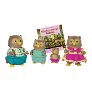 Набір фігурок Li'l Woodzeez Сім'я сов із книжкою (6007M)