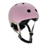 Дитячий шолом Scoot & Ride Пастельно-рожевий 51-55 см з ліхтариком (SR-190605-ROSE)
