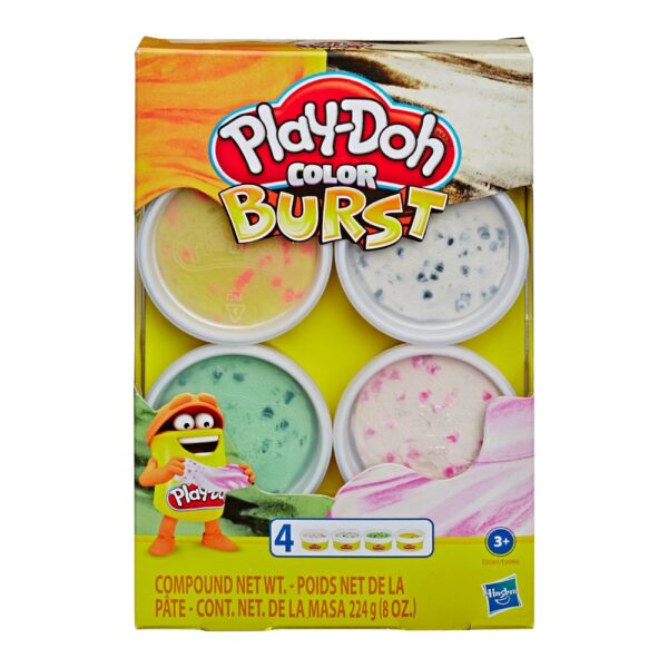 Набір пластиліну Play-Doh Вибух кольорів Пастель 4 баночки (E6966/E8061) – babystreet.com.ua