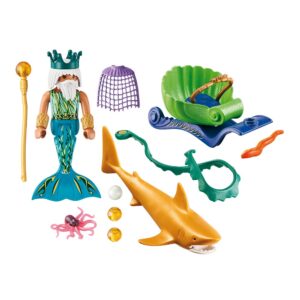 Конструктор Playmobil Magic Нептун у возі з акулами (70097)