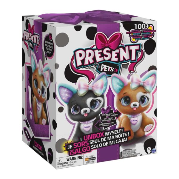 М'яка іграшка-сюрприз Spin master Present pets інтерактивна (6059159) - babystreet.com.ua
