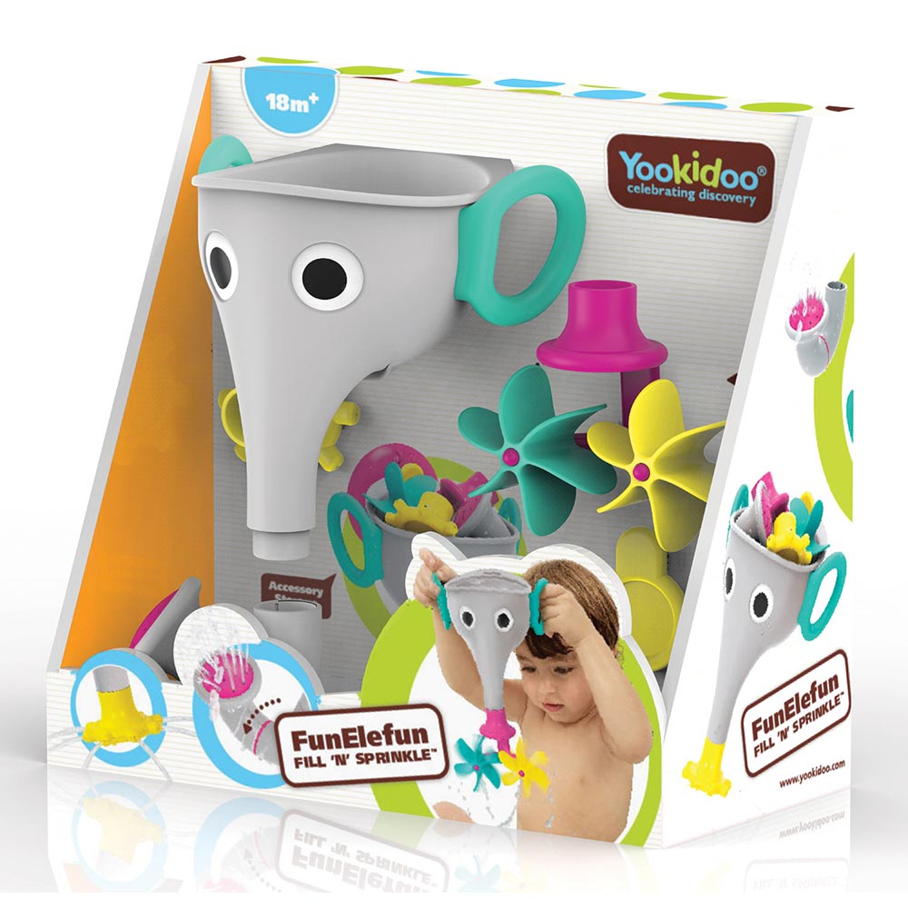 Іграшка для води Yookidoo Веселий слоник сірий (40206) 1 Іграшка для води Yookidoo Веселий слоник сірий (40206)