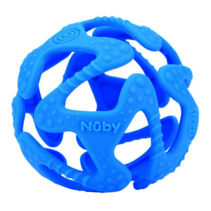Прорізувач силіконовий Nuby М'яч синій (6836/6836blue)
