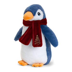 М'яка іграшка Keel Toys Eco Пінгвін із шарфом 20 см (SX6367)