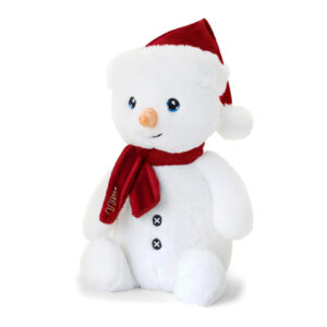 М'яка іграшка Keel Toys Eco Сніговик із шарфом 35 см (SX6378)