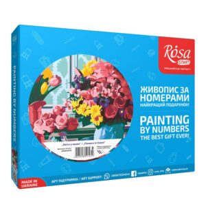 Картина за номерами Rosa Start Квіти у вазах 35 x 45 см (N00013572)
