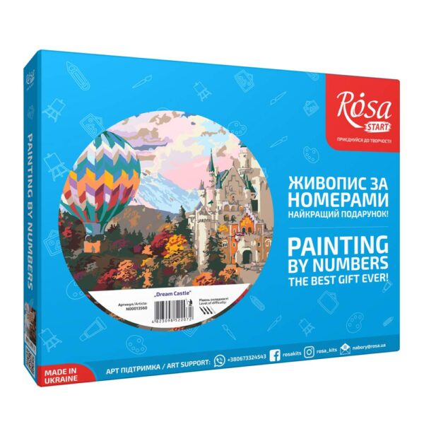 Картина за номерами Rosa Start Замок мрії 35 x 45 см (N00013560) – babystreet.com.ua