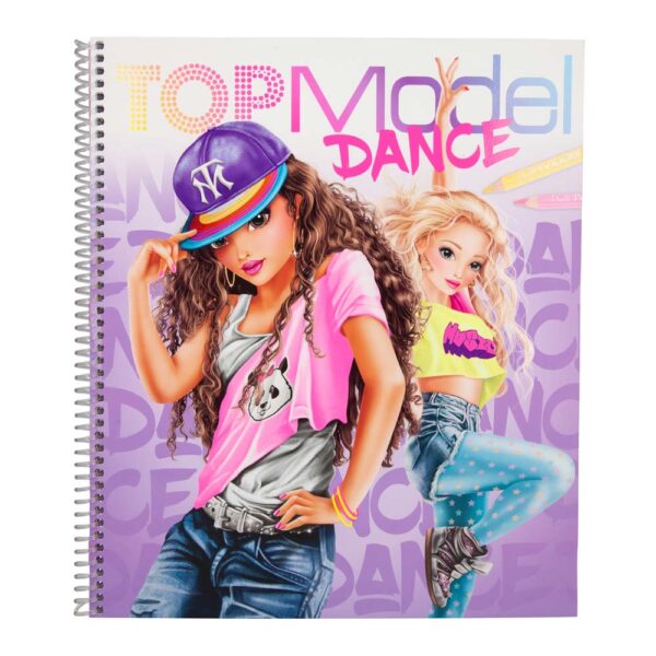 Розмальовка із наклейками Top model Танці (0410959) – babystreet.com.ua