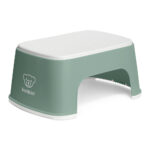 Підставка BabyBjorn Step stool зелено-біла (7317680612687)