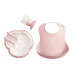 Набір для годування BabyBjorn Baby dinner set рожевий 5 предметів (7317680700643)