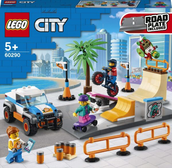Конструктор LEGO City Скейт-парк (60290) – babystreet.com.ua