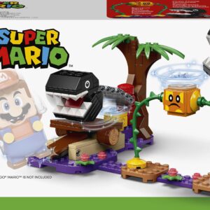 Конструктор LEGO Super Mario Додатковий рівень Зустріч у джунглях із кусакою на ланцюгу (71381)