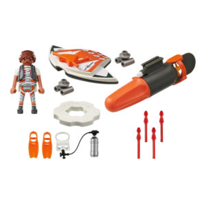 Конструктор Playmobil Top agents Шпигунське підводне крило (70004)