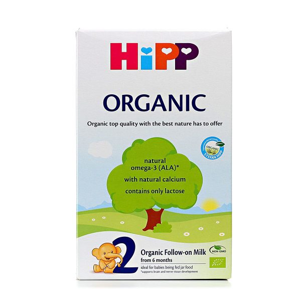 Органічна суха молочна суміш HiPP Organic 2, з 6 міс., 300 г - babystreet.com.ua