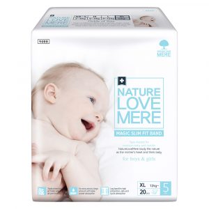 Підгузки Nature Love Mere Magic Slim Fit, розмір 5 (XL), от 12 кг, 20 шт
