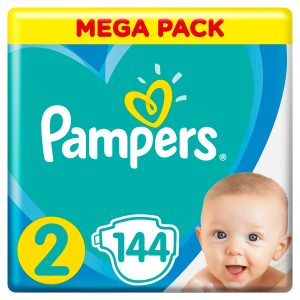 Підгузки Pampers Active Baby, розмір 2, 4-8 кг, 144 шт