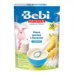 Каша молочна Bebi Premium Рисова з бананом, з 6 міс., 200 г