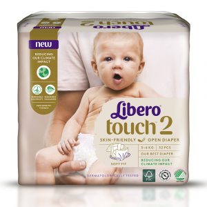 Підгузки Libero Touch, розмір 2, 3-6 кг, 32 шт