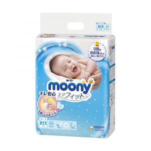 Підгузки Moony, розмір NB, 0-5 кг, 90 шт