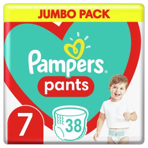 Підгузки-трусики Pampers Pants, розмір 7, 17+ кг, 38 шт