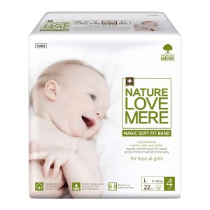 Підгузки Nature Love Mere Magic Soft Fit, розмір 4 (L), 9-12 кг, 22 шт