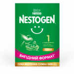 Суха молочна суміш Nestogen 1 з лактобактеріями L. Reuteri, від народження, 1000 г
