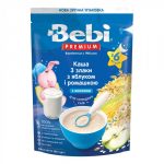Каша молочна Bebi Premium 3 злаки з яблуком і ромашкою, з 6 міс., 200 г