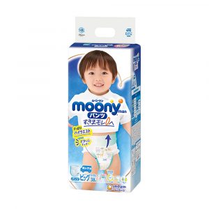 Підгузки-трусики Moony для хлопчика, розмір XL, 12-22 кг, 38 шт