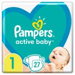 Підгузки Pampers Active Baby, розмір 1, 2-5 кг, 27 шт