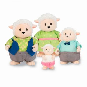 Набір фігурок Li'l Woodzeez Сім'я овечок із книжкою (6159M)