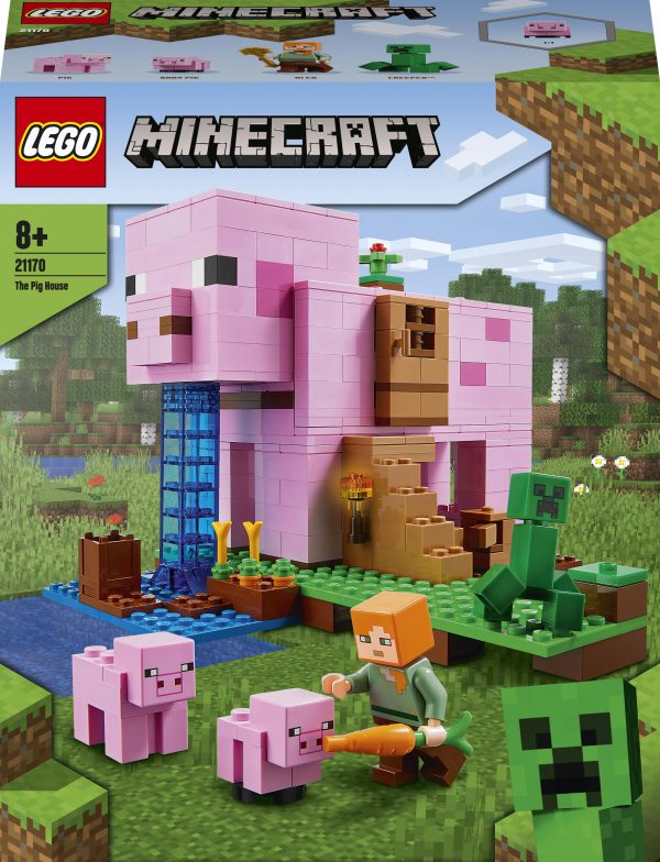 Конструктор LEGO Minecraft Будинок свині (21170) – babystreet.com.ua