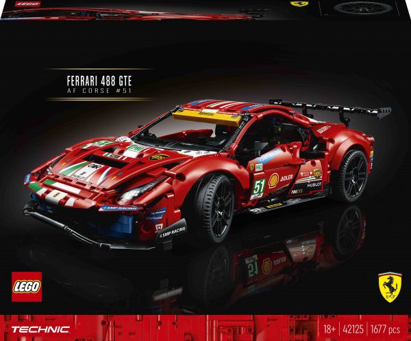 Конструктор LEGO Technic Ferrari 488 GTE AF Corse 51 (42125) - babystreet.com.ua